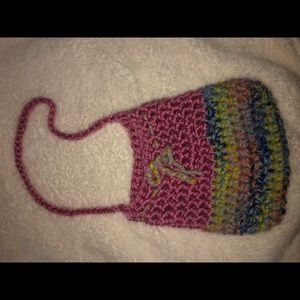 BRAND NEW multicolor medium crochet bag